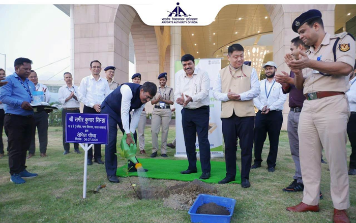 Under ‘Ek Ped Maa Ke Naam" campaign, a tree planted at Dehradun Airport